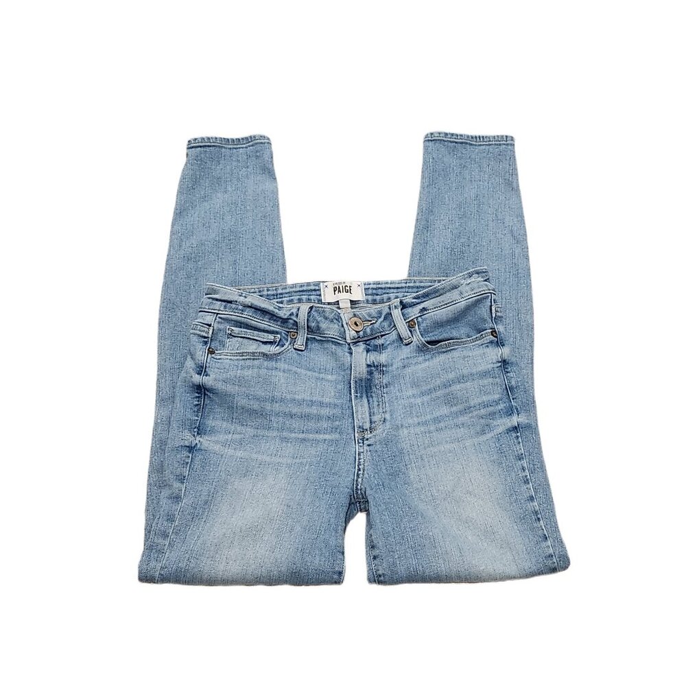 Revolve PAIGE Mid-Rise Hoxton Ankle Denim Jeans  (Size: 28)